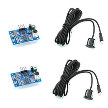 Treedix 2 pcs JSN-SR04T Ultrasonic Module Sensor Distance Measuring with Waterproof Probe Compatible with Arduino