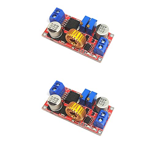 Treedix 2個 リチウム バッテリー チャージャー モジュール ボード LED ドライバー ステップダウン バック コンバーター ボード 定電流電圧