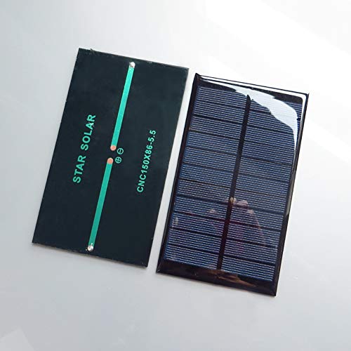 Treedix  Polysilicon Solar Panel Glue Solar Cell Battery Charger DIY Solar Product Mini Small Solar Panel Module Kit Polycrystalline Silicon