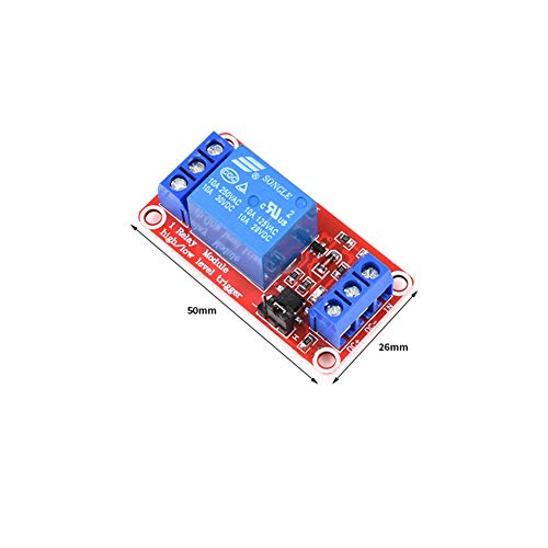 Treedix 5-12v Relay Module with Optocoupler Isolation Relay Control Board Compatible with Arduino UNO R3 Raspberry Pi DSP AVR PIC ARM