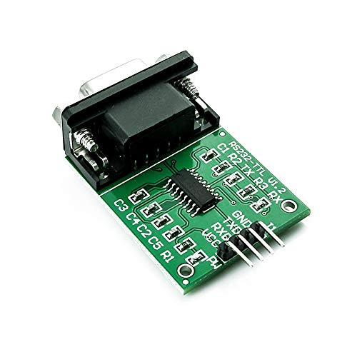 Treedix 2PCS SP3232 Root Module Connector Chip RS232 to TTL Small Board Serial Port Module Flashing Small Board Converter with Transceiver Indicator