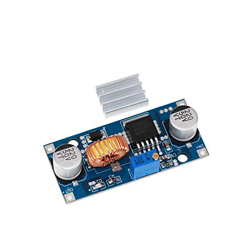 Treedix 4 pcs XL4015E 5A 4-38V Adjustable Voltage Regulator High Power Efficiency DC-DC Step Down Module