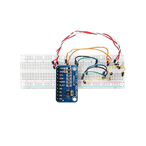 Treedix 3pcs 4-Channel ADS1115 Small 16-bit Precision Analog-to-Digital Converterwith Programmable Gain Amplifier High Precision ADC Development Board Module Compatible with Arduino Raspberry Pi