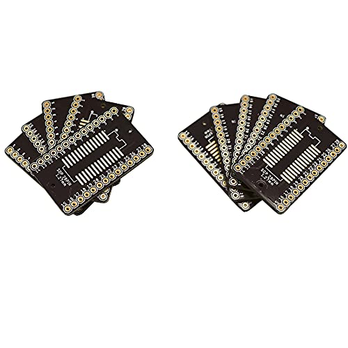 Treedix SSOP 0.65MM/SOP 1.27MM to DIP Adapter PCB Proto Board SMD to DIP Adapter SMD Converter Breakout Board