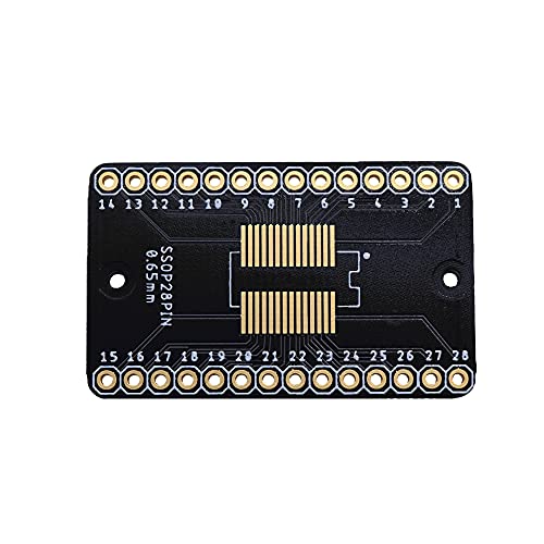 Treedix SSOP 0.65MM/SOP 1.27MM to DIP Adapter PCB Proto Board SMD to DIP Adapter SMD Converter Breakout Board