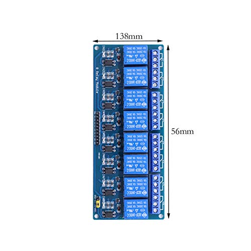 Treedix 5V 2, 4, 8Channel Relay Module with Optocoupler Isolation Relay Control Board Compatible with Arduino UNO R3 Raspberry Pi DSP AVR PIC ARM