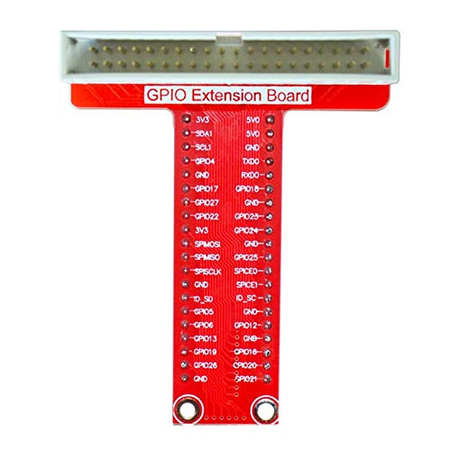 Treedix GPIO Breakout Expansion Kit Compatible with Raspberry Pi, T-Type Expansion Board, Female - Male Rainbow Ribbon Cable