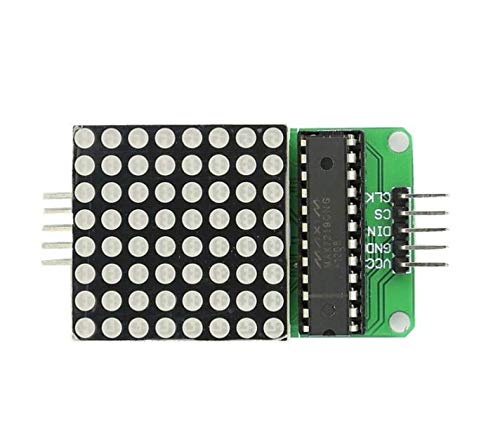 Treedix MAX7219 Dot Matrix Module 4 in 1 Display Compatible with Arduino Microcontroller with 5Pin Line