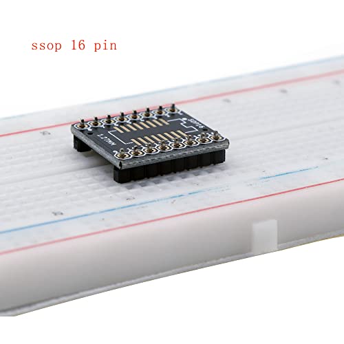 Treedix SSOP 0.65MM/SOP 1.27MM to DIP Adapter PCB Proto Board SMD to DIP Adapter SMD Converter Breakout Board