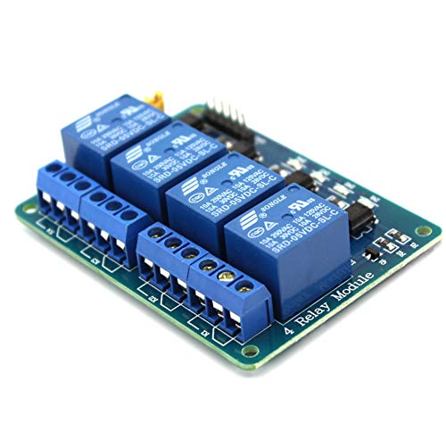 Treedix 5V 2, 4, 8Channel Relay Module with Optocoupler Isolation Relay Control Board Compatible with Arduino UNO R3 Raspberry Pi DSP AVR PIC ARM