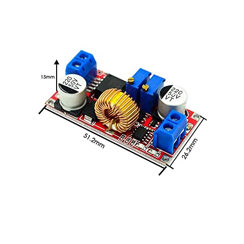 Treedix 2個 リチウム バッテリー チャージャー モジュール ボード LED ドライバー ステップダウン バック コンバーター ボード 定電流電圧