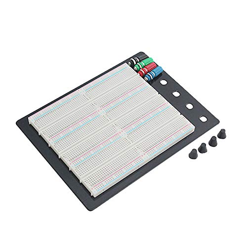 Treedix Solderless Breadboard Prototype Board Kit Compatible with Arduino Beginner Arduino Starter Shield Prototyping and Testing