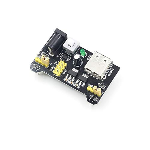 Treedix Breadboard Power Module 3.3V/5V for Solderless Prototype Breadboard MB102 Breadboard Dedicated Power Module