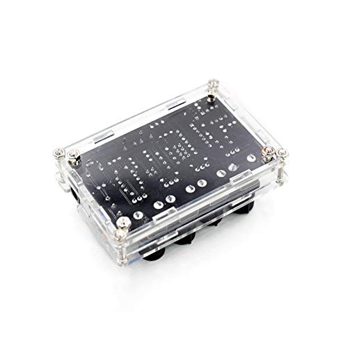 Treedix ICL8038 低周波信号発生器 DIY キット 正弦波/三角波/方形波/互換順方向/逆方向出力 5Hz~400KHz 調整可能な周波数 アクリルケース付き