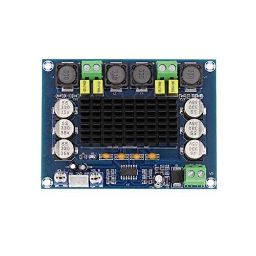 Treedix 2 pcs TPA3116D2 Digital Power Amplifier Board Audio Amplifier Module Dual Channel 2 x 120W Amp Boards Compatible with Multimedia