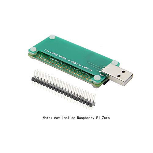 Treedix Compatible with Raspberry Pi Zero/W USB Adapter Board USB BadUSB Expansion Board Connector No Data Line Required Plug with Acrylic Shell