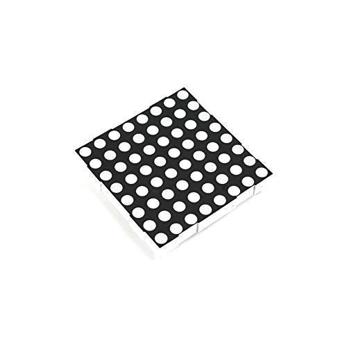Treedix 64 LED Dot Matrix Display Compatible with Arduino MAX7219 LED Dot Matrix Module, RED