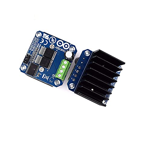 Treedix 2PCS BTS7960 43A High Power Motor Driver Module/Smart Car Driver Module Compatible with Arduino Current Limit Semiconductor Refrigeration Drive