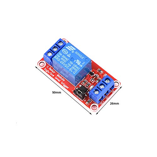 Treedix 5-12v Relay Module with Optocoupler Isolation Relay Control Board Compatible with Arduino UNO R3 Raspberry Pi DSP AVR PIC ARM