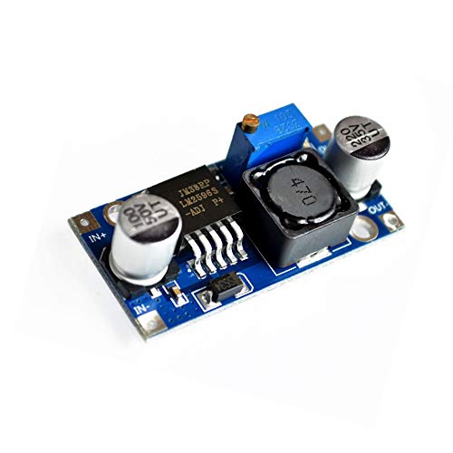 Treedix 6pcs LM2596 DC to DC 3A Buck Step-Down Power Module Supply High Efficiency Voltage Regulator Module