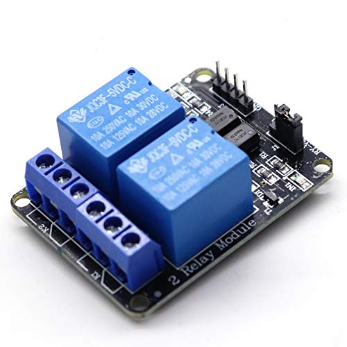 Treedix 5V 2, 4, 8Channel Relay Module with Optocoupler Isolation Relay Control Board Compatible with Arduino UNO R3 Raspberry Pi DSP AVR PIC ARM