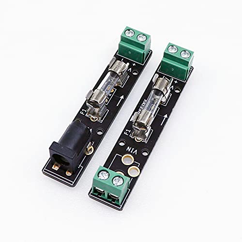 Treedix Glass Ferrule Type Fuse Breakout Board Kits with Printed Circuit Board for Protecting the Circuit Saved from Molten Destruction