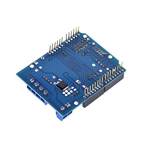 Treedix L298P Motor Shield, modulo di guida per motori passo-passo e DC, scheda di espansione compatibile con Arduino