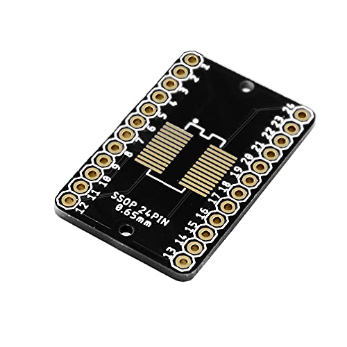 Treedix SSOP 0.65MM/SOP 1.27MM to DIP Adapter PCB Proto Board SMD to DIP Adapter SMD Converter Breakout Board