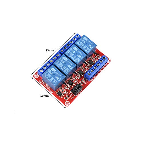 Treedix 5-12v Relay Module with Optocoupler Isolation Relay Control Board Compatible with Arduino UNO R3 Raspberry Pi DSP AVR PIC ARM