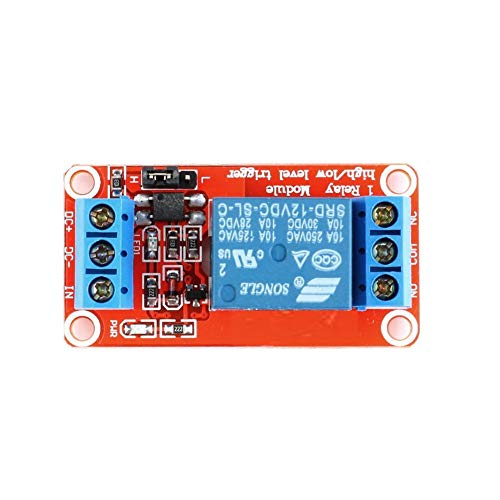 Treedix DC 5V 1 2 4 8 Channel Relay Board Module Isolated Optocoupler High and Low Level H/L Level Trigger Module Triggered Compatible with Arduino Raspberry Pi
