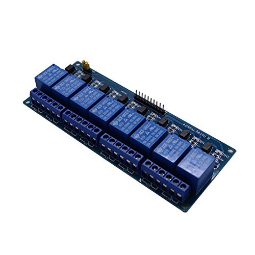 Treedix 5V 2, 4, 8Channel Relay Module with Optocoupler Isolation Relay Control Board Compatible with Arduino UNO R3 Raspberry Pi DSP AVR PIC ARM
