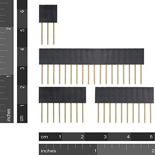Treedix 2 Sets of Stacking Headers Pins Kit Stackable Female Headers Compatible with Arduino Mega 2560(28pcs in Total)