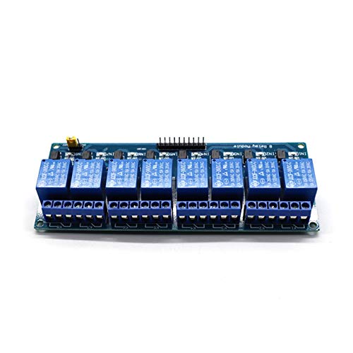 Treedix 5V 2, 4, 8Channel Relay Module with Optocoupler Isolation Relay Control Board Compatible with Arduino UNO R3 Raspberry Pi DSP AVR PIC ARM