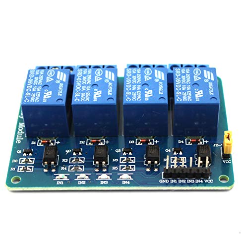 Treedix 5V 2, 4, 8Channel Relay Module with Optocoupler Isolation Relay Control Board Compatible with Arduino UNO R3 Raspberry Pi DSP AVR PIC ARM
