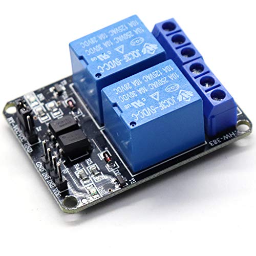 Treedix 5V 2, 4, 8Channel Relay Module with Optocoupler Isolation Relay Control Board Compatible with Arduino UNO R3 Raspberry Pi DSP AVR PIC ARM