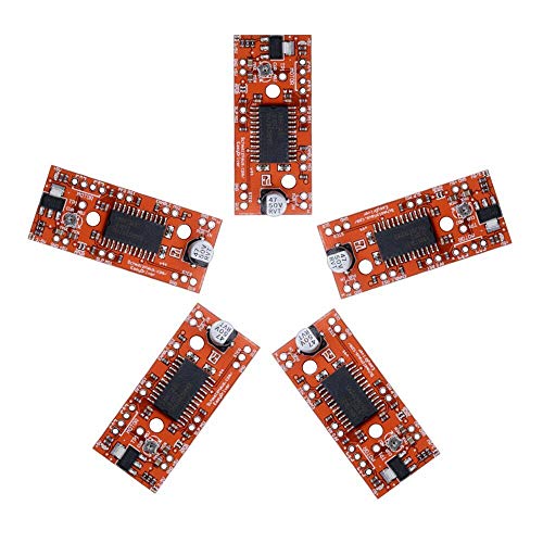 Treedix 5Pcs A3967 EasyDriver Shield Driver per motori passo-passo compatibile con Arduino