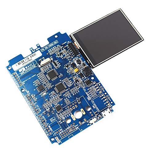 Treedix Oscilloscope DIY Kit WAVE2 2-Channel Portable Digital Storage Oscilloscope Dual-Channel Handheld 2.4 inch TFT LCD Touch Screen Digital Oscilloscope Kit