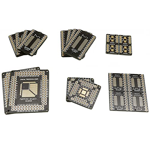 Treedix SSOP 0.65MM/SOP 1.27MM to DIP Adapter PCB Proto Board SMD to DIP Adapter SMD Converter Breakout Board