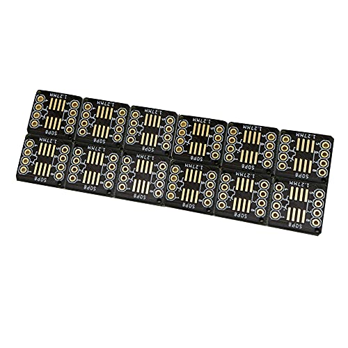 Treedix SSOP 0.65MM/SOP 1.27MM to DIP Adapter PCB Proto Board SMD to DIP Adapter SMD Converter Breakout Board