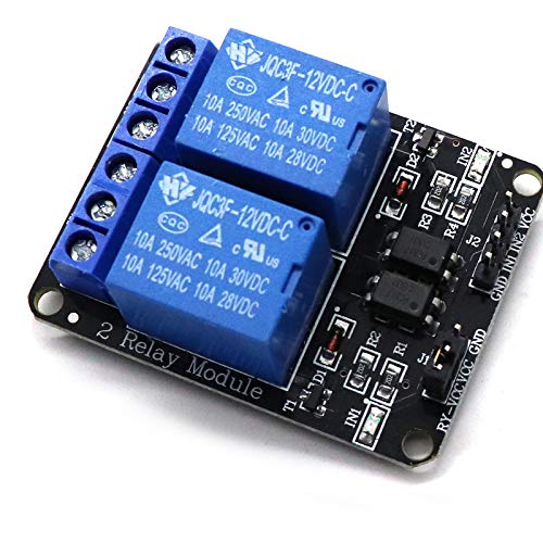 Treedix 5V 2, 4, 8Channel Relay Module with Optocoupler Isolation Relay Control Board Compatible with Arduino UNO R3 Raspberry Pi DSP AVR PIC ARM