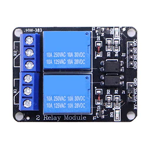 Treedix 5V 2, 4, 8Channel Relay Module with Optocoupler Isolation Relay Control Board Compatible with Arduino UNO R3 Raspberry Pi DSP AVR PIC ARM