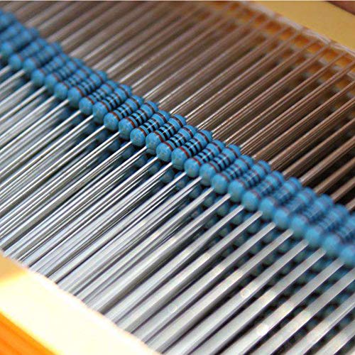 Treedix 64 Values 1280 pcs Metal Film Resistor High Precision Resistor Resistance Assortment kit