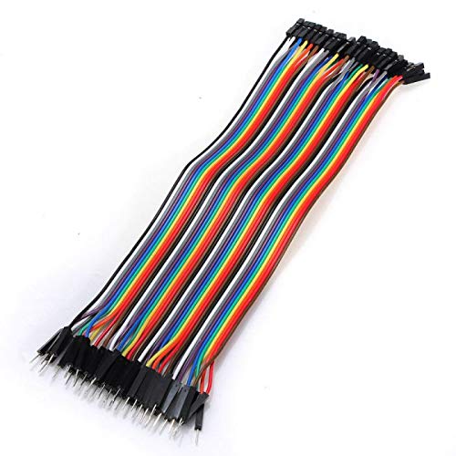 Treedix 120pcs 20cm Cables Jumpers Dupont Multicolores para Placas de Pruebas y Proyectos Electrónicos DIY