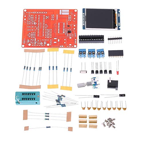 Treedix GM328 Transistor Tester Frequency Tester PWM Square Wave LCR Meter Voltmeter Full Color Screen Graphics DIY Kit with Acrylic Case