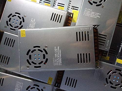Treedix 12V 30A 360W Switching Power Supply TransCompatible withmer Adapter Converter AC110V/220V to DC Compatible with WS2812B WS2811 WS2801 APA102 LED Strip Pixel Light, CCTV (12V 360W)