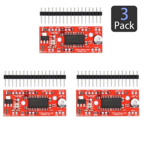 Treedix EasyDriver シールド ステッピング モーター ドライバー (1 列ピン ヘッダー付き、Arduino 対応)