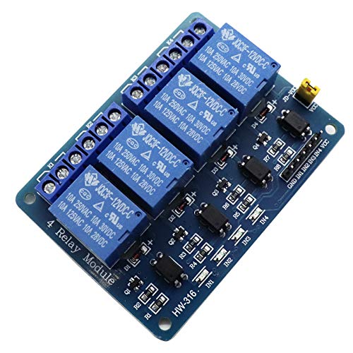 Treedix 5V 2, 4, 8Channel Relay Module with Optocoupler Isolation Relay Control Board Compatible with Arduino UNO R3 Raspberry Pi DSP AVR PIC ARM