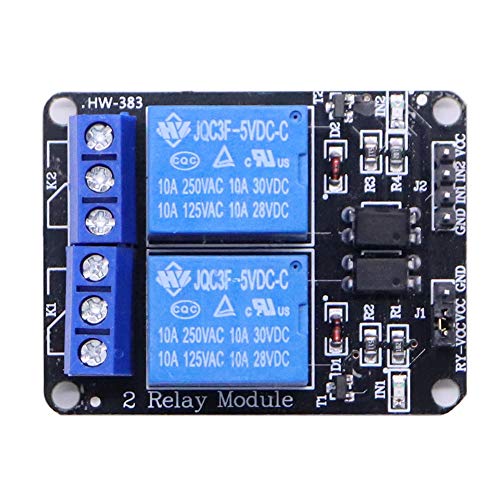 Treedix 5V 2, 4, 8Channel Relay Module with Optocoupler Isolation Relay Control Board Compatible with Arduino UNO R3 Raspberry Pi DSP AVR PIC ARM