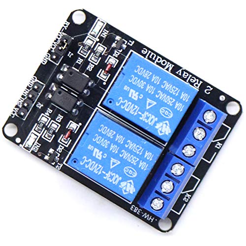 Treedix 5V 2, 4, 8Channel Relay Module with Optocoupler Isolation Relay Control Board Compatible with Arduino UNO R3 Raspberry Pi DSP AVR PIC ARM