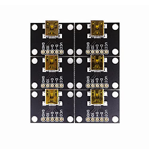 Treedix USB Type-C Type-A  Micro USB Mini USB Breakout Board Serial Basic Breakout Female Connector Type PCB Converter Board